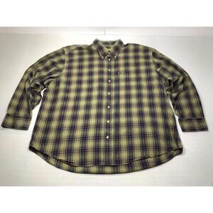 Barbour Heritage Plaid XXL 100% Cotton Long Sleeve Button Up Shirt P156